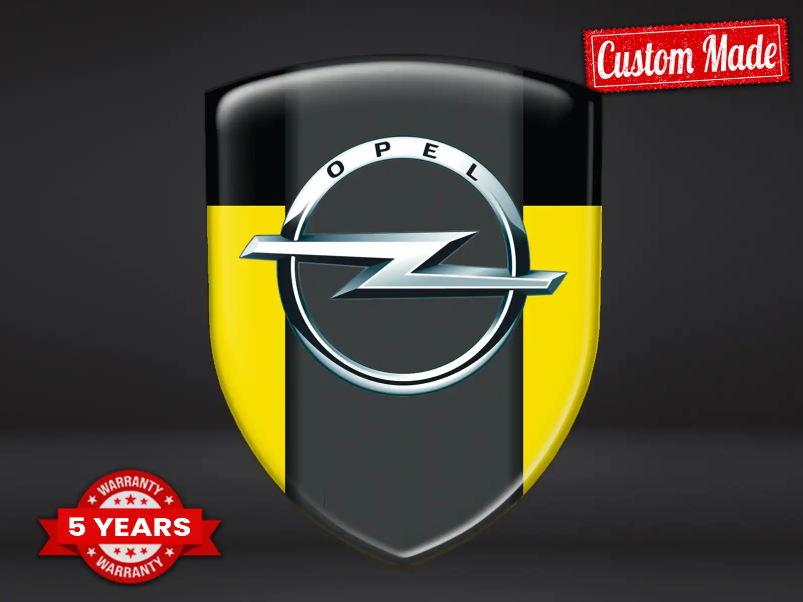 Opel Pegatina Relieve Auto Limitada Estrella Alta Gama